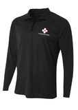 Performance 1/4 Zip Long Sleeve T-Shirt Ski Patrol (Unisex Sizing)