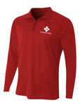 Performance 1/4 Zip Long Sleeve T-Shirt Ski Patrol (Unisex Sizing)
